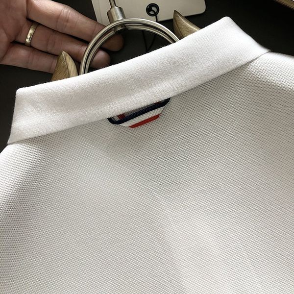 最新でオシャレモンクレール コットン ロゴ入り ポロシャツ 偽物 moj87986高い品質