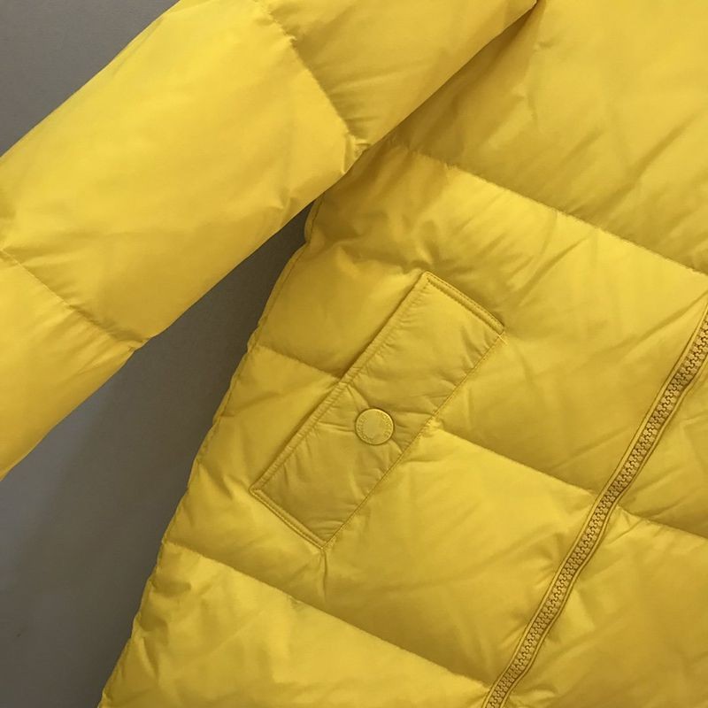 超希少！モンクレール コピー ロングダウン イエロー mol71285高い品質