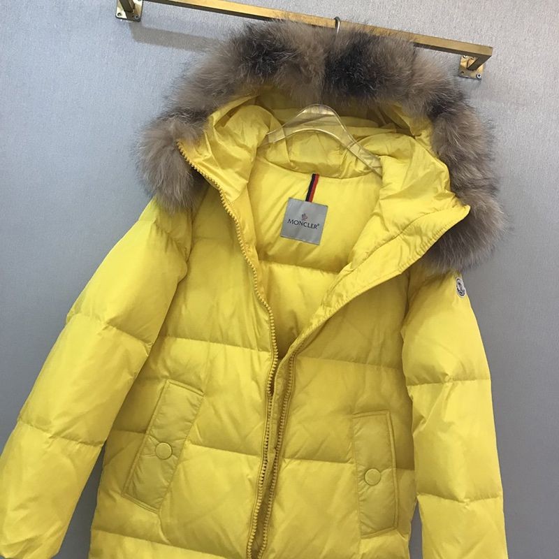 超希少！モンクレール コピー ロングダウン イエロー mol71285N級品