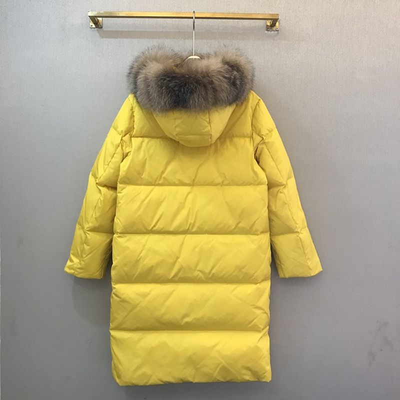 超希少！モンクレール コピー ロングダウン イエロー mol71285代引きを販売