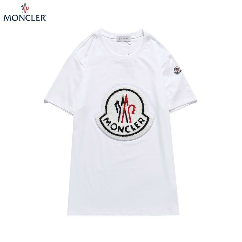 目を惹くカラーモンクレール 偽物 ビッグ ロゴ T シャツ mom19216通販
