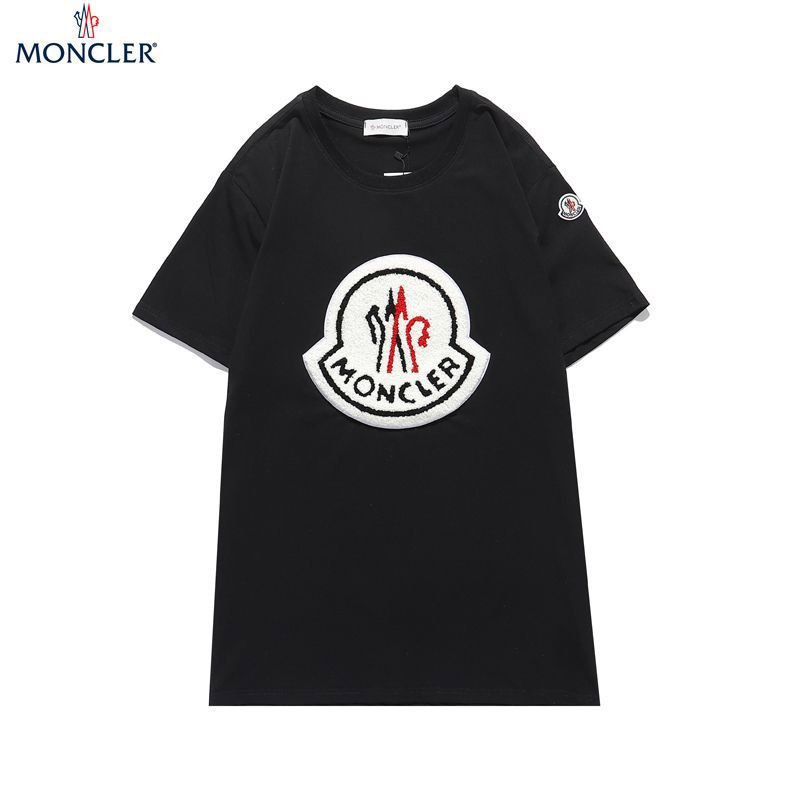 目を惹くカラーモンクレール 偽物 ビッグ ロゴ T シャツ mom19216激安送料無料