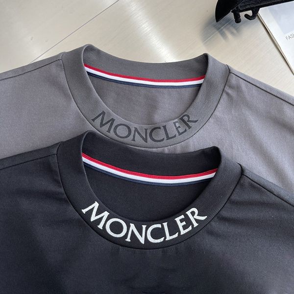 おすすめモンクレール ロゴプリント クルーネックTシャツ パロディ 2色 moo89695高い品質