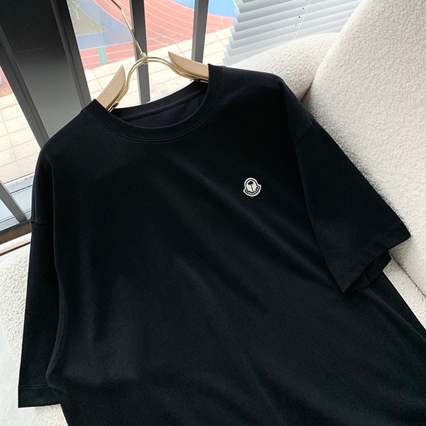 送料無料 モンクレール Palm angels 偽物 ロゴプリント ロゴパッチ Tシャツ mop32480最高級