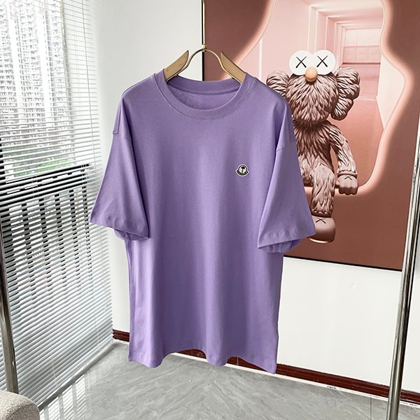 送料無料 モンクレール Palm angels 偽物 ロゴプリント ロゴパッチ Tシャツ mop32480100%安全に到着