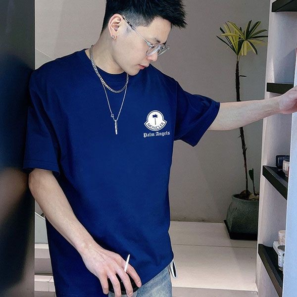 高品質 モンクレール Tシャツ コピー ルーネック ロゴ mou11511高い品質
