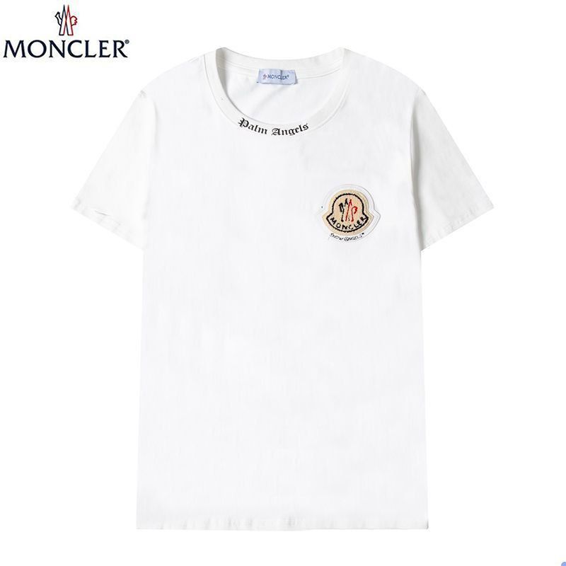 可愛いモンクレール 胸ロゴTシャツ 偽物 mou53503高い品質