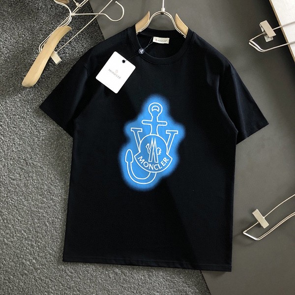 定番モンクレール コピー ダブルパッチ ロゴ Tシャツ 半袖 2色 mow13086高い品質