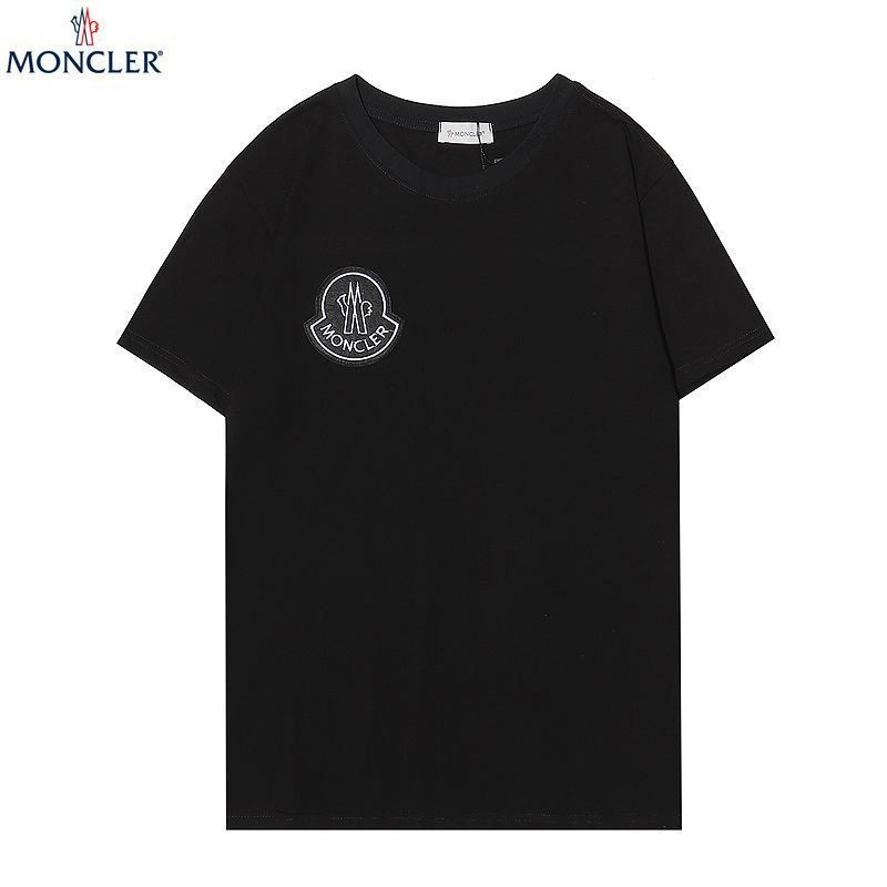 累積売上総額第１位！モンクレール 偽物 シンプルロゴ半袖Tシャツ mow13157高い品質