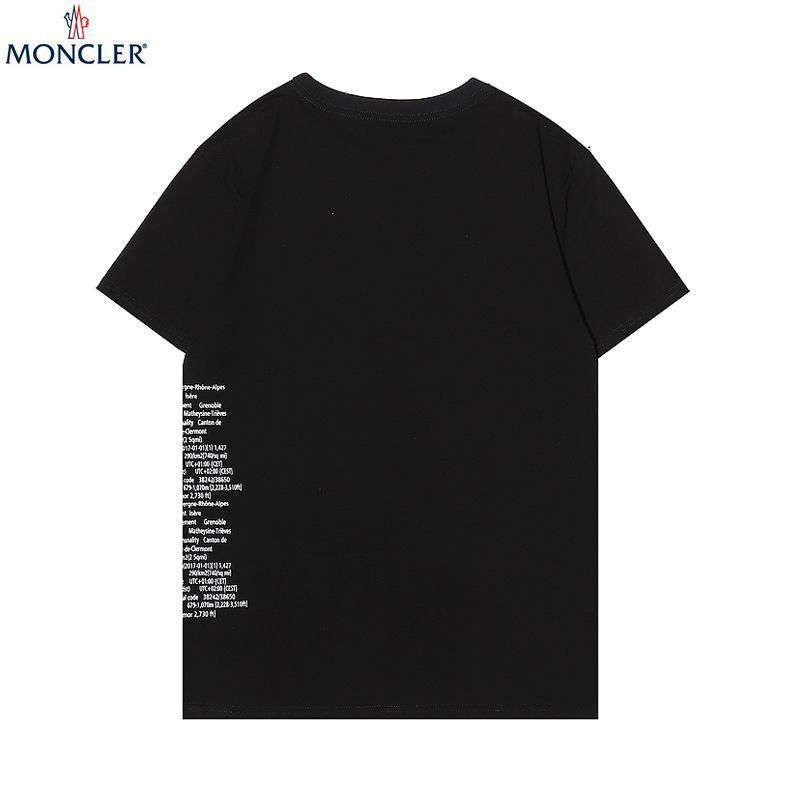 累積売上総額第１位！モンクレール 偽物 シンプルロゴ半袖Tシャツ mow13157人気