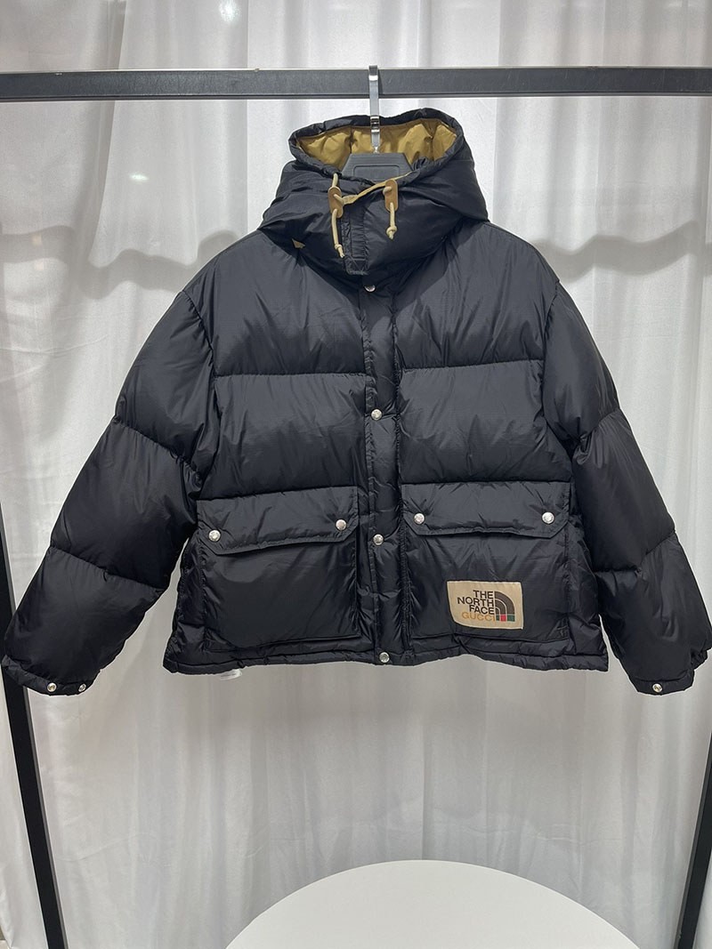 大人気！グッチ ノースフェイス ナイロンダウンコピー Nob31309