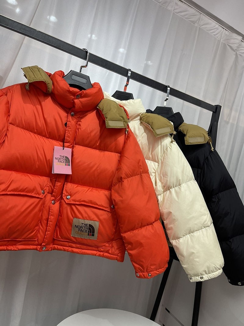 大人気！グッチ ノースフェイス ナイロンダウンコピー Nob31309代引きを販売