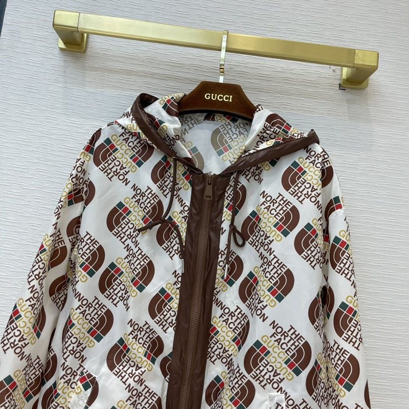 定番 ノースフェイス グッチ コラボ テクニカル コピー ジャケットNod74937通販