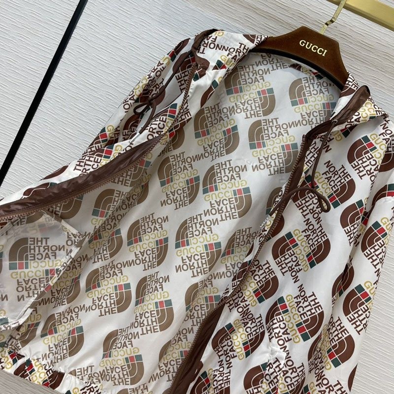 定番 ノースフェイス グッチ コラボ テクニカル コピー ジャケットNod74937最高級