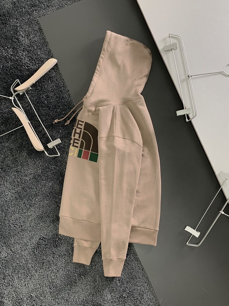 欲しい♡超限定♪ グッチ×ノースフェイス*コラボロゴフーディ コピー スウェットパーカー Noe68568品質保証
