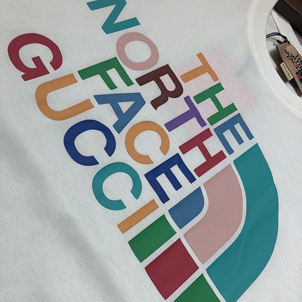 新作限定 グッチ ノースフェイス コピー Tシャツ 3色 Noe78560高い品質