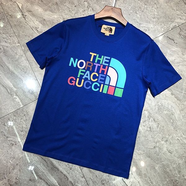 新作限定 グッチ ノースフェイス コピー Tシャツ 3色 Noe78560最高級