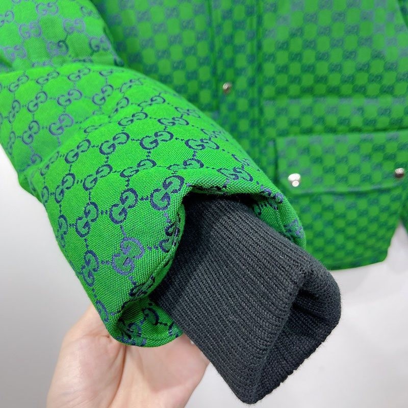 追跡付き発送 暖かい服装 グッチ×ノースフェイス コピー ダウン ジャケット Noi99606人気