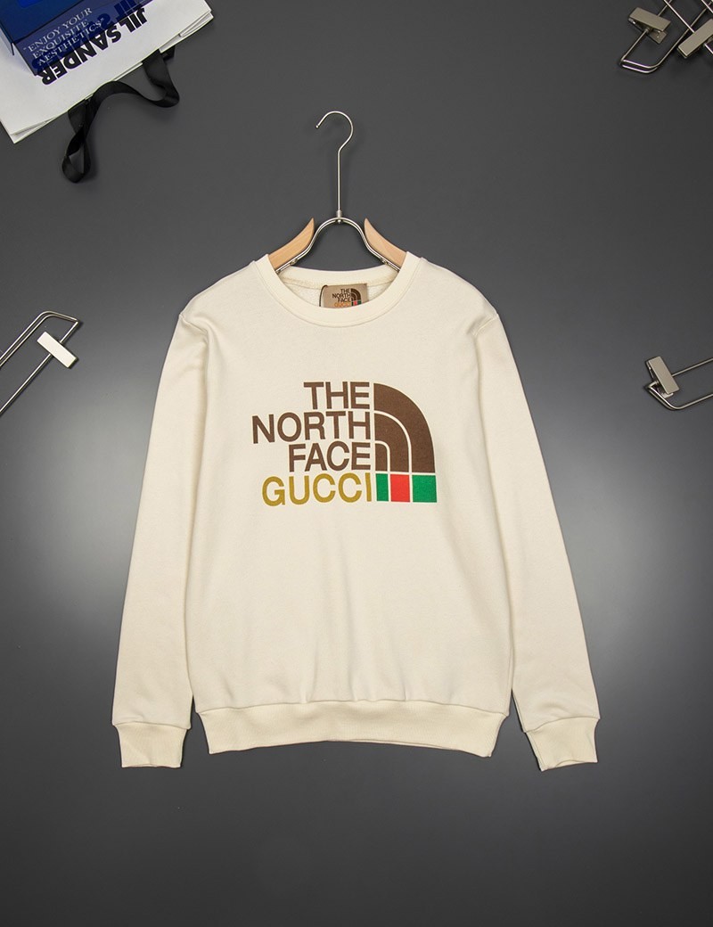 暖かい服装 ノースフェイス×グッチコットンスウェットシャツ偽物 Nok95712