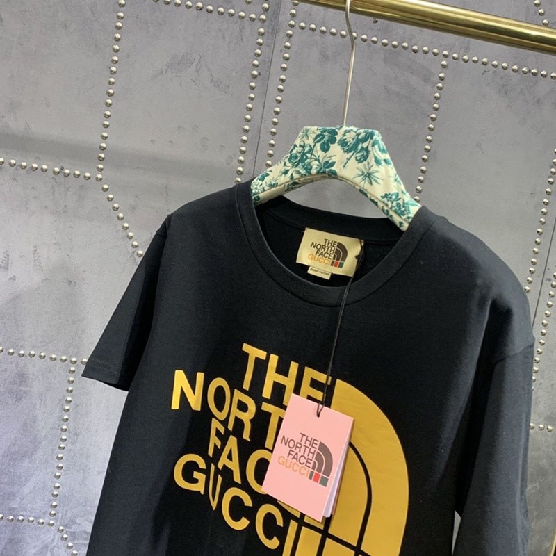 大人気！グッチ×ノースフェイス コラボ★スペシャルロゴTシャツ スーパーコピー Nom09810高い品質