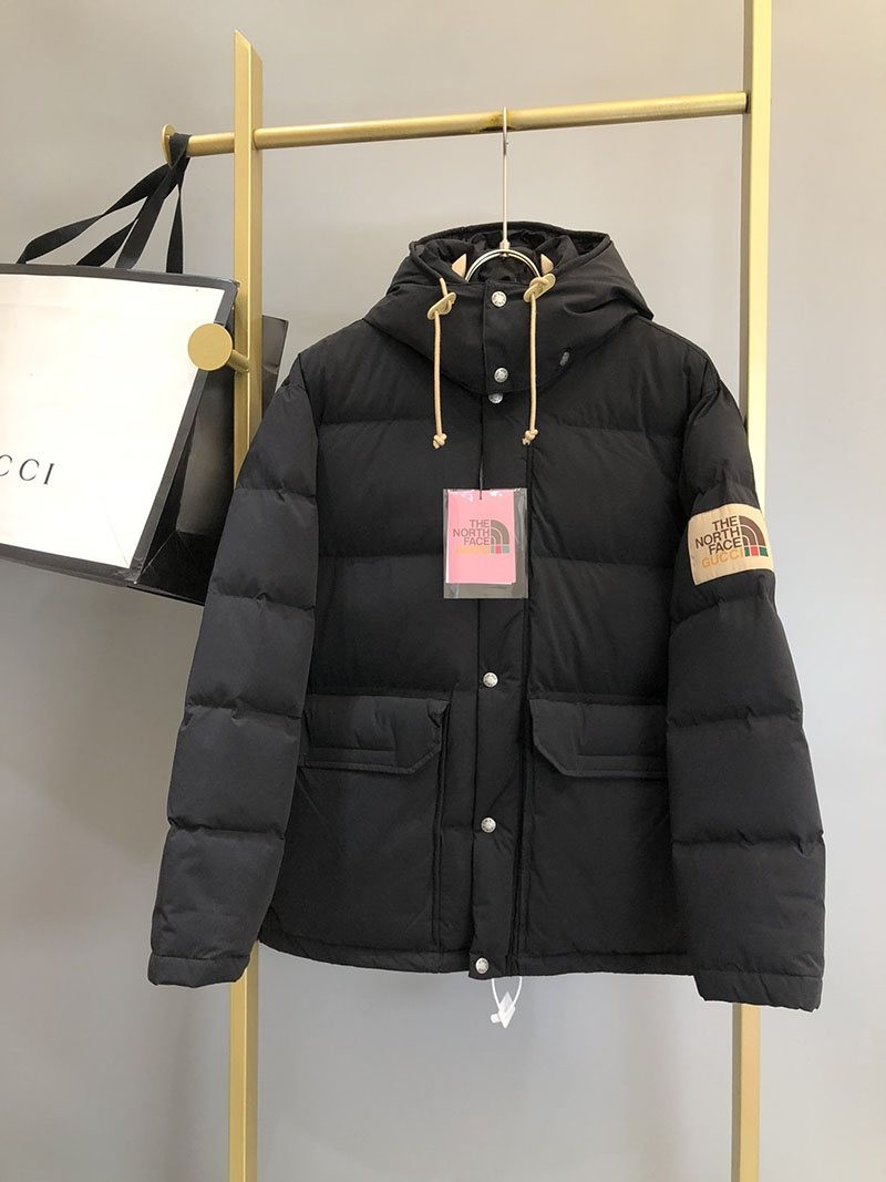 世界中で大人気♪ グッチ ノースフェイス コラボ ナイロンジャケット偽物 アウター ロゴ Nor16849
