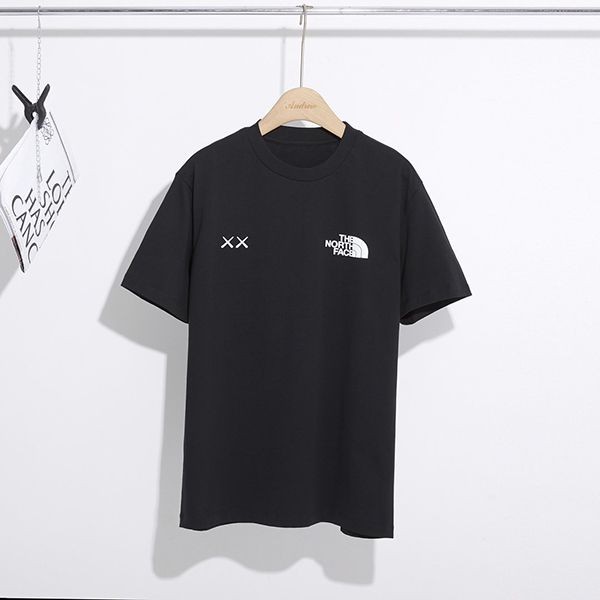 ノースフェイス XX KAWS コピー エンブロイダリー コットンTシャツ Noy44533