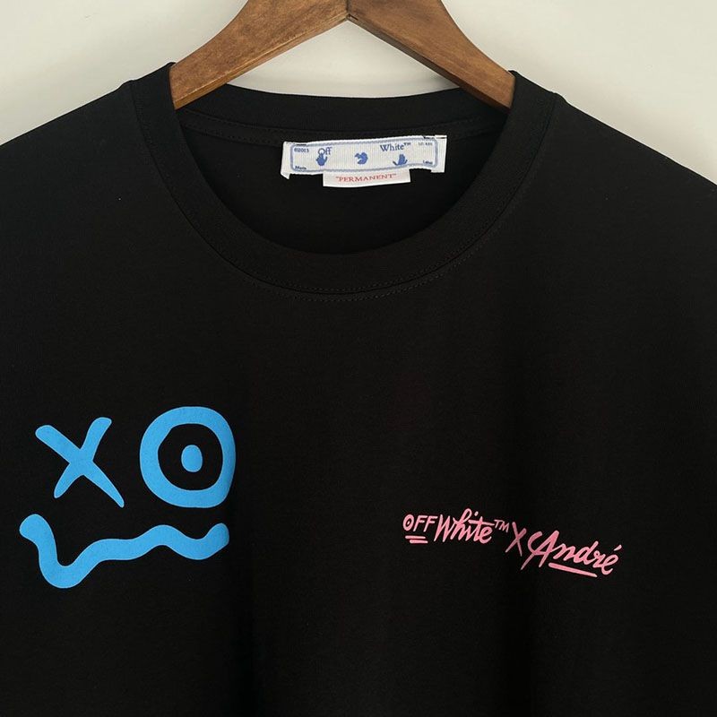 超話題!オフホワイト グラフィティ アローロゴTシャツ コピー ofc45272人気