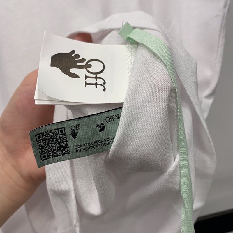 完売必至 OFF WHITE Tシャツ コピー スプレー カラバッジョ スリムフィット off48995激安送料無料