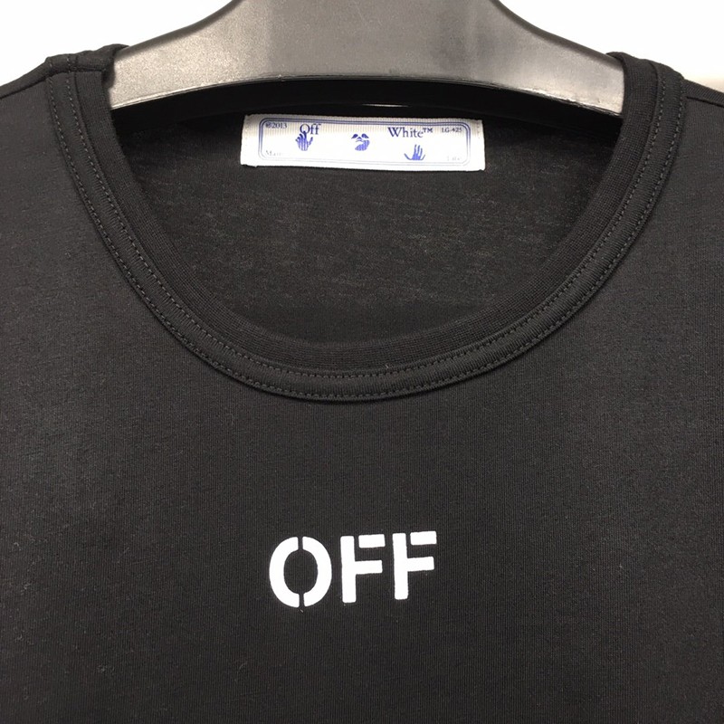 可愛いOFF WHITE Tシャツ コピー スプレー カラバッジョ スリムフィット ofj81650高い品質
