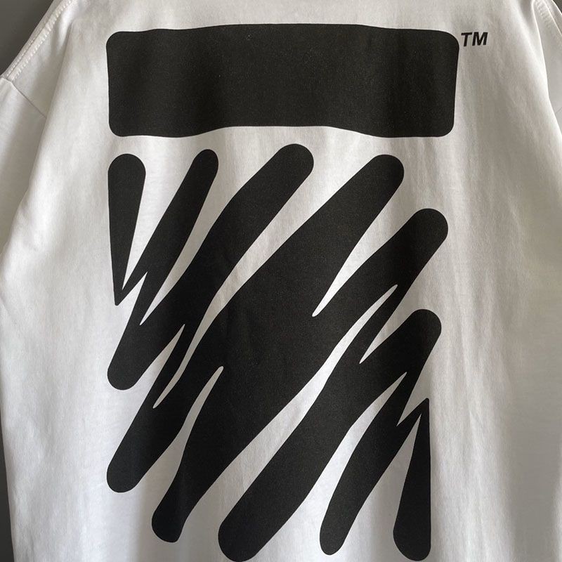 人気急上昇オフホワイト Diagonal コットンTシャツ コピー ofr65676激安送料無料