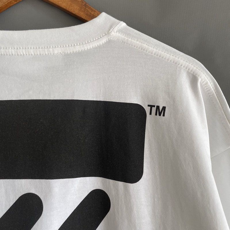人気急上昇オフホワイト Diagonal コットンTシャツ コピー ofr65676高い品質
