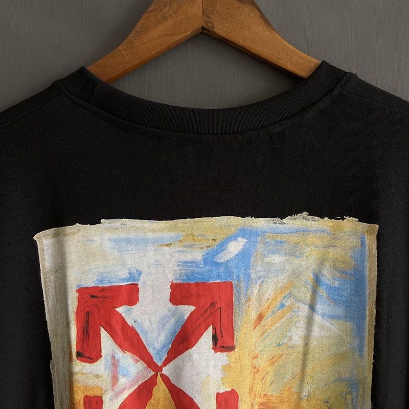 世界中で大人気♪オフホワイト グラフィティ アローロゴTシャツ 偽物 ofu86647高い品質