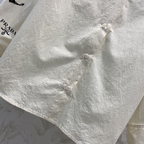 早い者勝ち♡プラダ ポプリンストレッチ シャツ 激安 pui77836激安送料無料