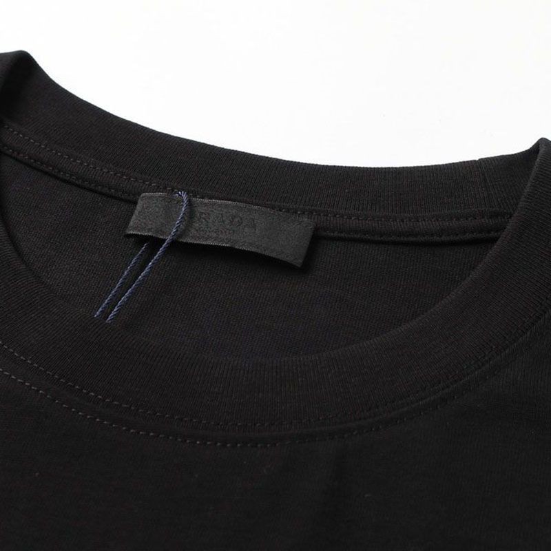 定番プラダ ミラノロゴ コットンTシャツ コピー puj82177激安送料無料