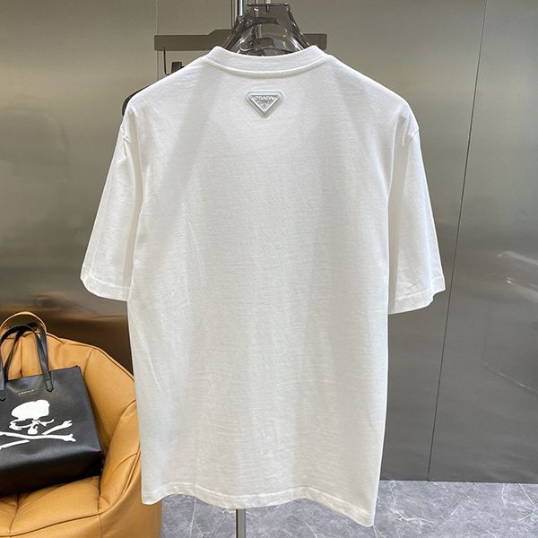 可愛い プラダ☆ロゴ コットンTシャツ コピー pum01777高い品質