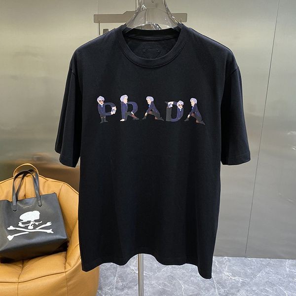 可愛い プラダ☆ロゴ コットンTシャツ コピー pum01777人気