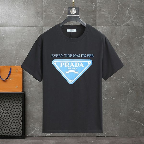 人気急上昇プラダ シンプル 刺繍ロゴ コットン Ｔシャツ コピー pus41255
