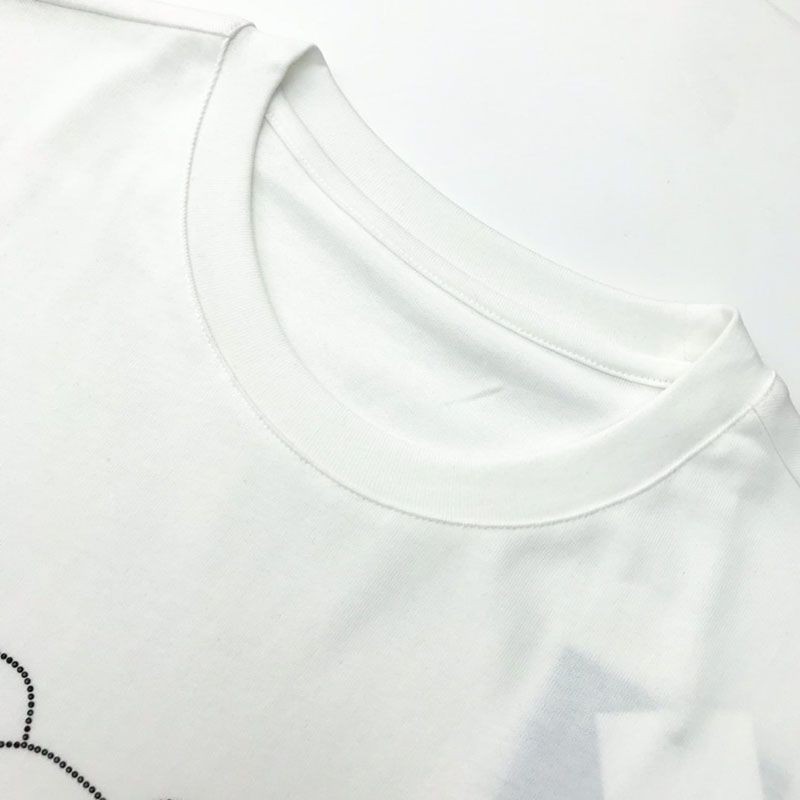 累積売上総額第１位！プラダ ロゴ コットンTシャツ コピー ホワイト puv92030激安送料無料