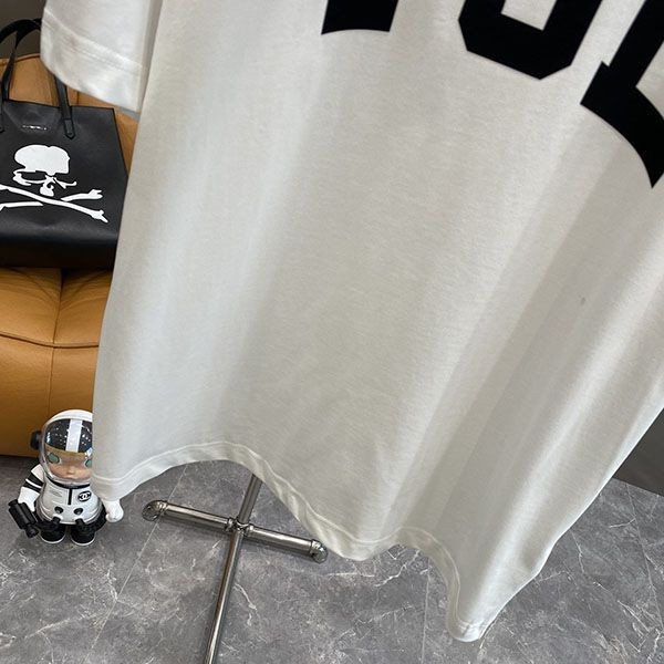 おすすめサンローラン コピー コットンロゴ入りTシャツ ホワイト 672370Y36JG9766激安送料無料