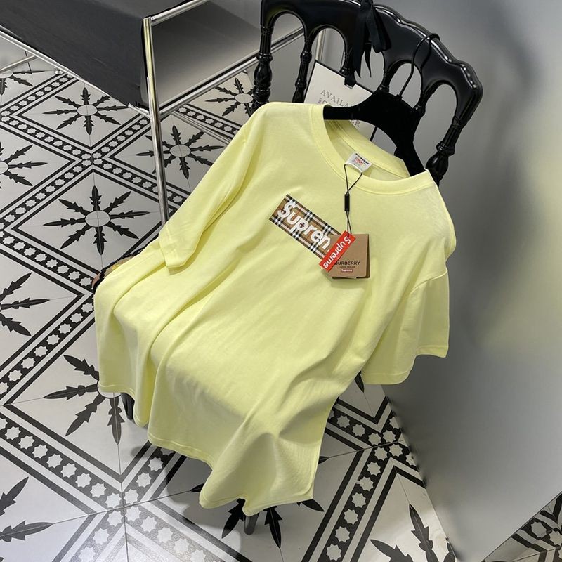 人気急上昇最強コラボ シュプリーム × バーバリー ボックスロゴTシャツ コピー She85649代引きを販売