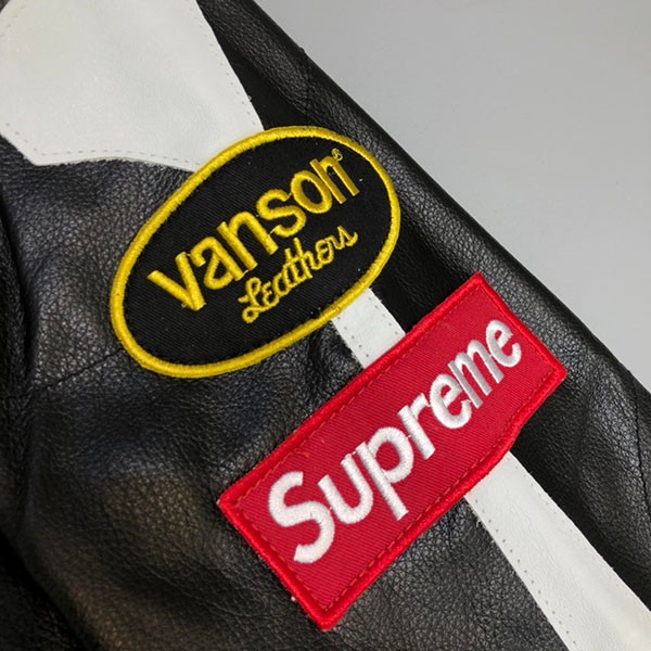 春もの新作シュプリーム コピー 革のジャケット  Vanson Leather Bones Jacket Shg54235激安送料無料
