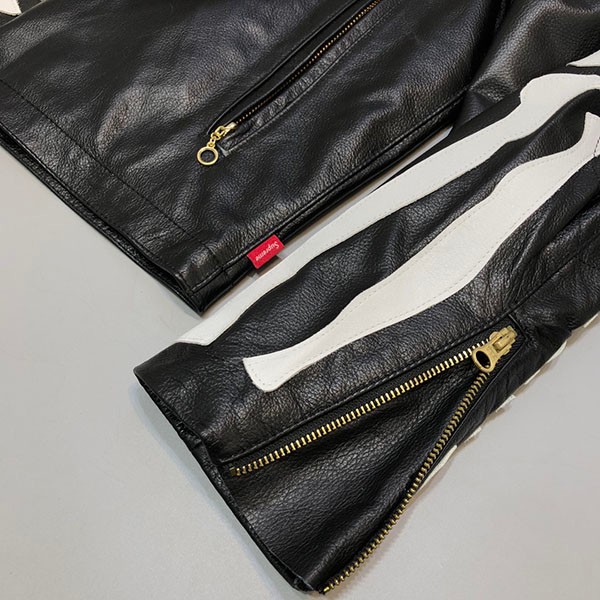 春もの新作シュプリーム コピー 革のジャケット  Vanson Leather Bones Jacket Shg54235最高級
