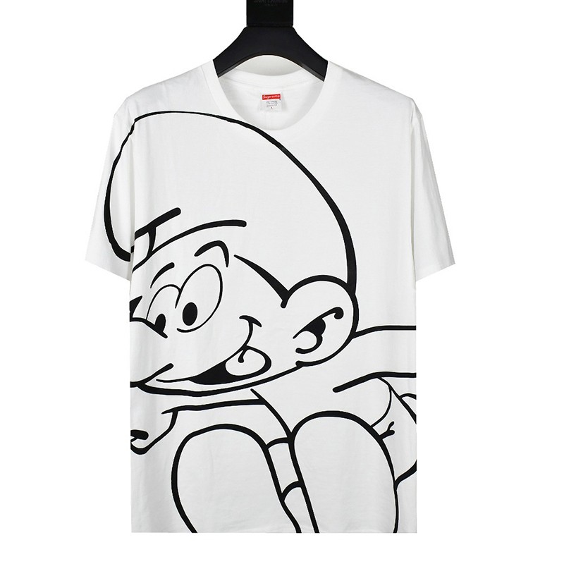 春もの新作 シュプリーム Tシャツ コピー★大きいスマーフ柄がかわいい Shj58371