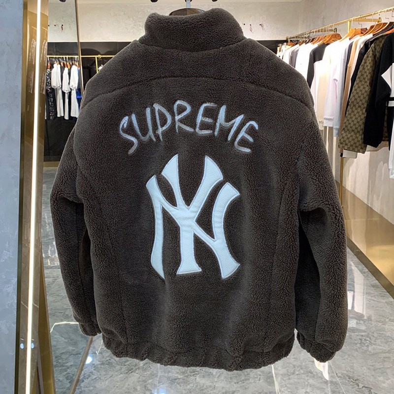 可愛いシュプリーム NY コピー パネル コート フリースジャケット Shk78286