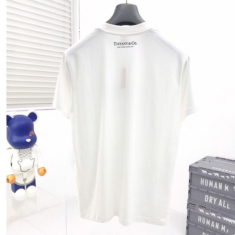 【日本未発売】シュプリーム x ティファニー コピー コラボ ボックスロゴ Tシャツ Shn20594通販