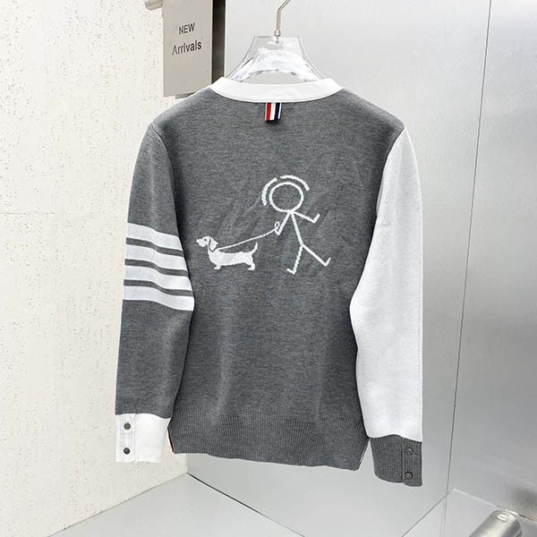 ★日本!!人気！トムブラウン スーパーコピー ドネガルコントラスト 4BAR カーディガン tox24011通販