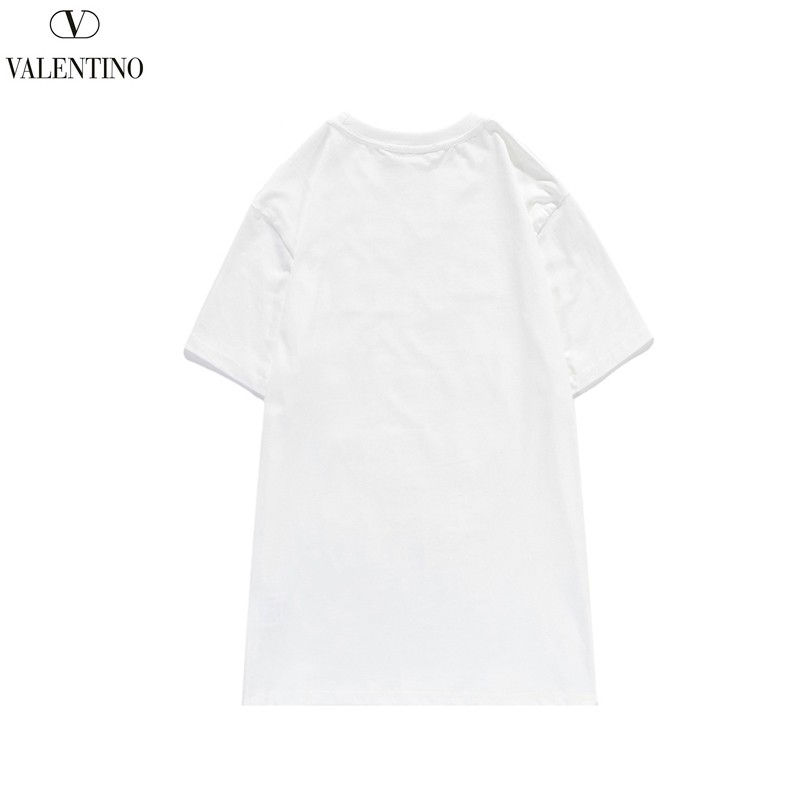 関税込ヴァレンティノ Tシャツ コピー VLTN コットンロゴ Tシャツ 2色 Vua65573通販