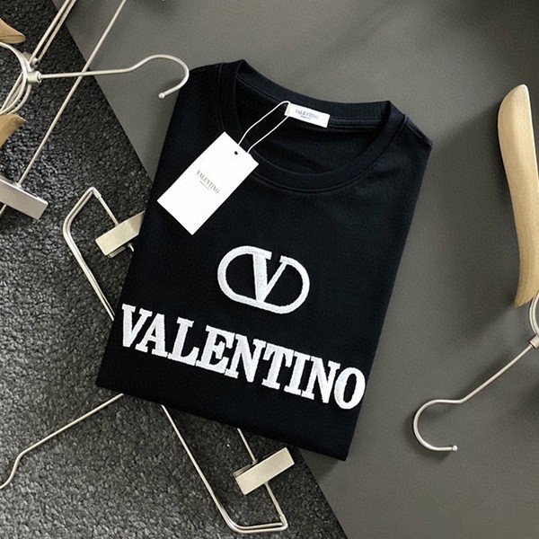 大人気!!新色ヴァレンティノ VLTNロゴ コットンパッチワーク Tシャツ コピー Vub00467高い品質
