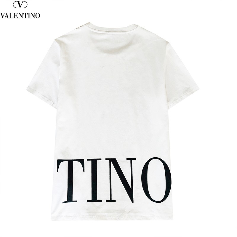 関税込 ヴァレンティノ Tシャツ 偽物 VLTN コットンロゴ Vug98960通販