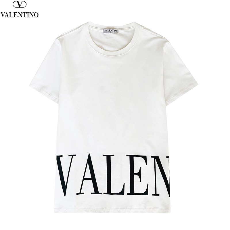 関税込 ヴァレンティノ Tシャツ 偽物 VLTN コットンロゴ Vug98960激安送料無料
